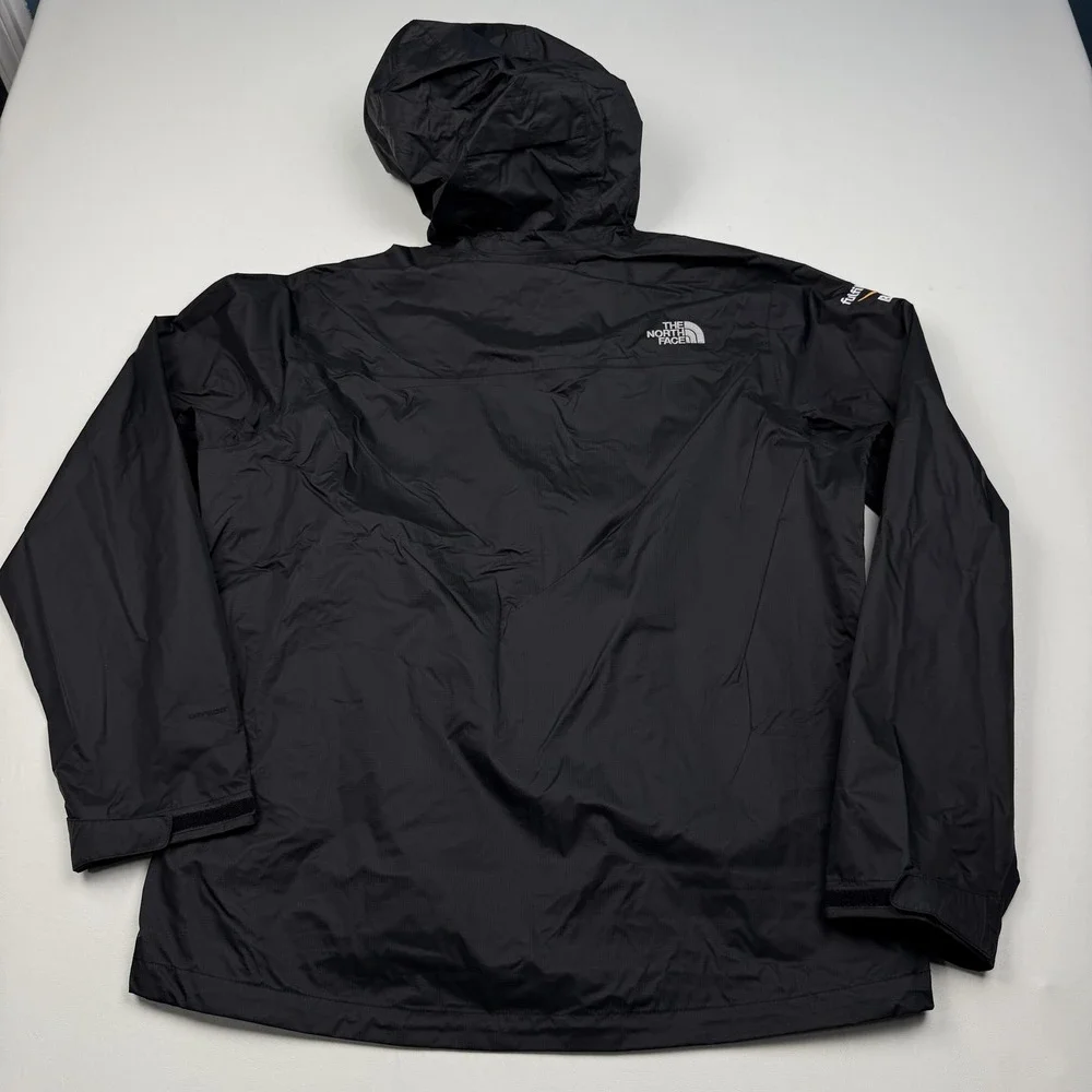 The North Face Jacket Mens Large Black DryVent Hooded Waterproof Amazon Logo